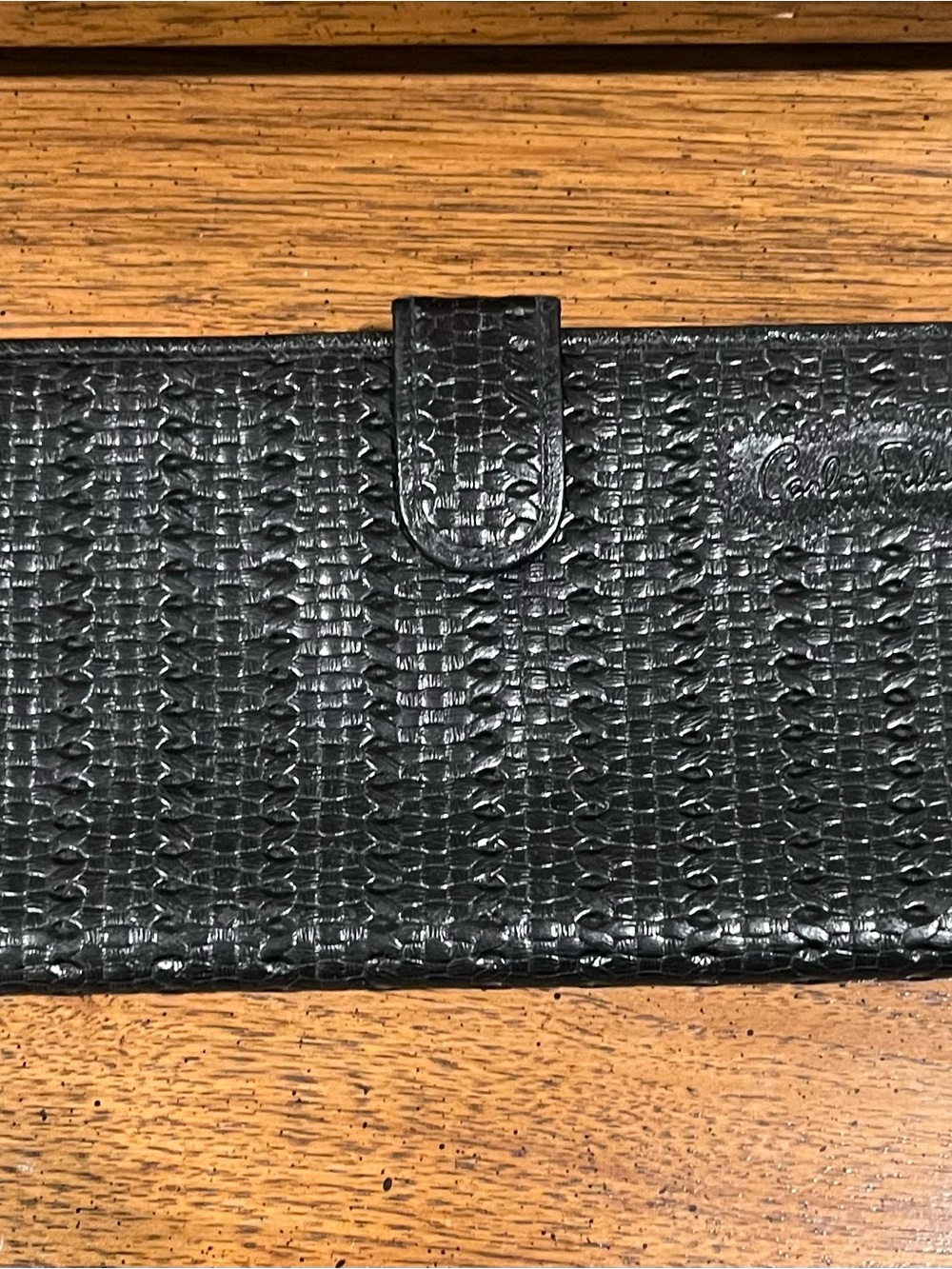 Vintage Falchi Textured Clutch Wallet